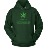 Genesis 1:12 Weed is Good Men's and Women's T-Shirts, Tanks and Hoodies