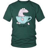 TEA REX - Humorous Unisex T-Shirt, T-Rex - J & S Graphics