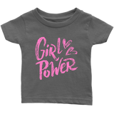 GIRL POWER Snap Infant T-Shirt - J & S Graphics