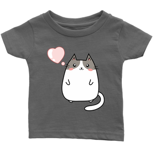 Cute KAWAII CAT with Heart Infant T-Shirt