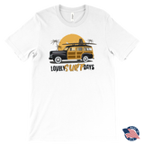 LOVELY SURF DAYS Vintage Look Men's T-Shirt - J & S Graphics