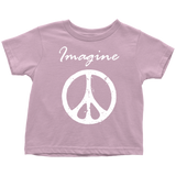 IMAGINE PEACE Short Sleeve Toddler T-Shirt - J & S Graphics