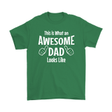 Father's Day Gift This is what an Awesome Dad Looks Like Mens T-Shirt - J & S Graphics