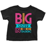 BIG SISTER in TRAINING Toddler T-Shirt - J & S Graphics