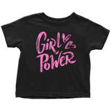 GIRL POWER Snap Toddler T-Shirt - J & S Graphics