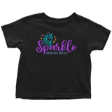 Toddler Unicorn T-Shirt SPARKLE Wherever You Go - J & S Graphics