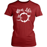 MOM LIFE, Coffee, Repeat Women's T-Shirt - J & S Graphics