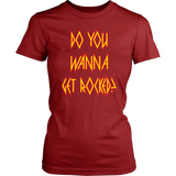 DO YOU WANNA GET ROCKED? Def Leppard Women's T-Shirt - J & S Graphics