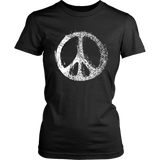 GRUNGE PEACE SIGN Women's Short Sleeve T-Shirt - J & S Graphics