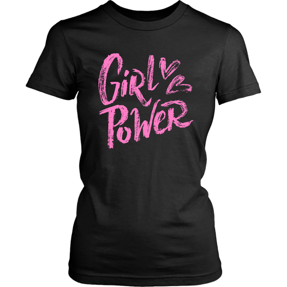 GIRL POWER Women's Short Sleeve T-Shirt - J & S Graphics