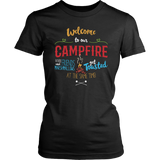 WELCOME TO OUR CAMPFIRE Women's T-Shirt - J & S Graphics