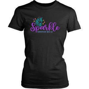 Women's Unicorn T-Shirt SPARKLE Wherever You Go - J & S Graphics