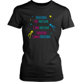 I AM an AWESOME UNICORN Women's T-Shirt - J & S Graphics