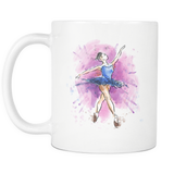 BALLET DANCER 11oz White Ceramic Coffee Mug - J & S Graphics
