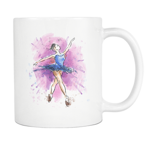 BALLET DANCER 11oz White Ceramic Coffee Mug - J & S Graphics