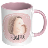 HEDGEHUG Hedgehog Color Accent 11oz Coffee Mug