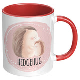 HEDGEHUG Hedgehog Color Accent 11oz Coffee Mug