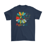 HIPPIE SOUL Peace sign and Flowers Unisex T-Shirt