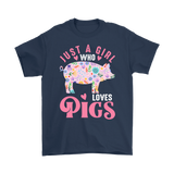 Just a Girl Who Loves PIGS Unisex T-Shirt