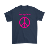 IMAGINE PEACE Men's T-Shirt, Peace Sign - J & S Graphics