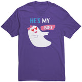 He's My BOO Ghost Halloween Unisex T-Shirt