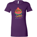 Summer Vibes Watermelon with Sunglasses Women's T-Shirt