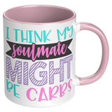 I think my Soulmate might be Carbs 11oz Color Accent COFFEE MUG
