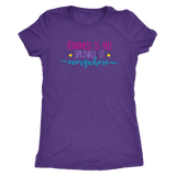 KINDNESS is FREE, Sprinkle it Everywhere Women's Triblend T-Shirt - J & S Graphics