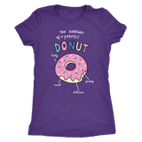 The ANATOMY of a DONUT Women's Triblend T-Shirt - J & S Graphics