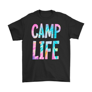CAMP LIFE Tie Dye Look Unisex T-Shirt
