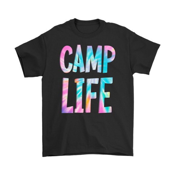 CAMP LIFE Tie Dye Look Unisex T-Shirt