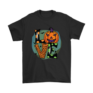 LOVE Halloween Pumpkin/Jack 'O Lantern Unisex T-Shirt