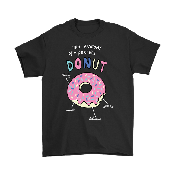 The ANATOMY of a DONUT Men's T-Shirt - J & S Graphics