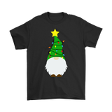 CHRISTMAS TREE GNOME Men's/Unisex T-Shirt