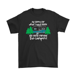 Funny Camper, Camping Men's or Women's T-Shirt