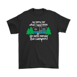 Funny Camper, Camping Men's or Women's T-Shirt