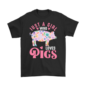 Just a Girl Who Loves PIGS Unisex T-Shirt