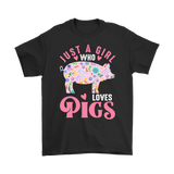 Just a Girl Who Loves PIGS Unisex T-Shirt