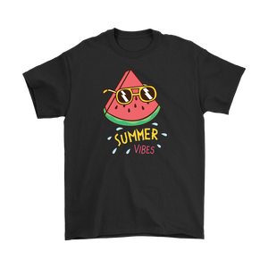 Summer Vibes Watermelon with Sunglasses Men's T-Shirt