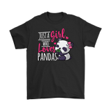 Just a Girl Who Loves Pandas Unisex T-Shirt