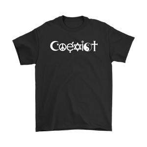COEXIST Short Sleeve Men's T-Shirt - J & S Graphics