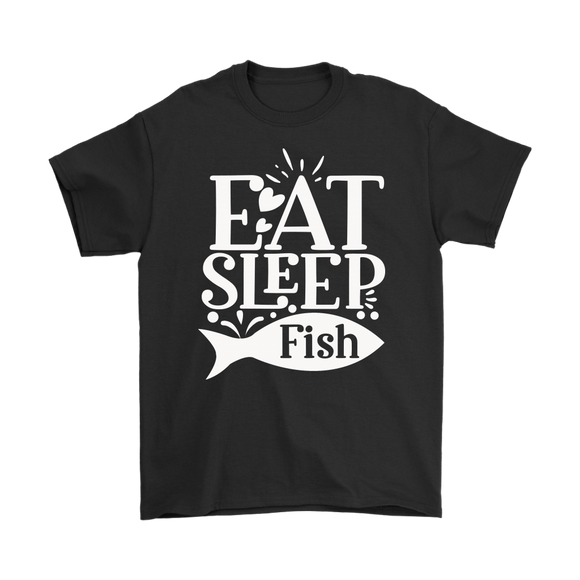 EAT SLEEP FISH Unisex T-Shirt 10 colors available