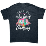 Just a Girl Who Loves Camping Unisex T-Shirt