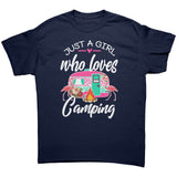 Just a Girl Who Loves Camping Unisex T-Shirt