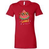 Summer Vibes Watermelon with Sunglasses Women's T-Shirt