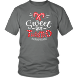 SWEET but TWISTED Candy Cane Unisex T-Shirt - J & S Graphics