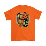 Halloween LOVE Men's and Women's T-Shirts