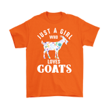 Just a Girl Who Loves GOATS Unisex T-Shirt