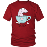 TEA REX - Humorous Unisex T-Shirt, T-Rex - J & S Graphics