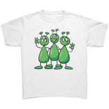 3 Cute Happy Aliens Youth/Child/Kids T-Shirt